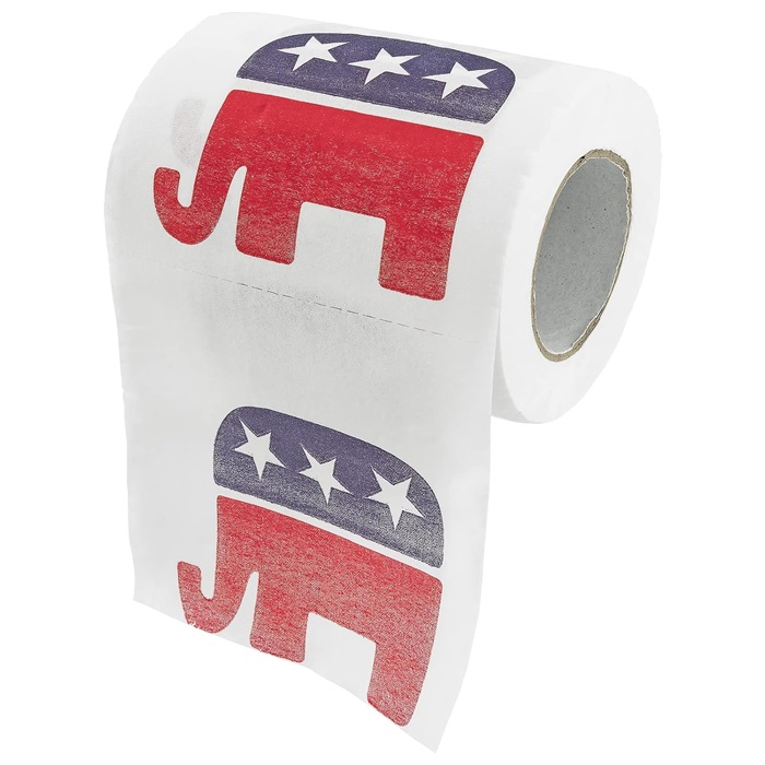 Republican GOP Logo Novelty Toilet Paper